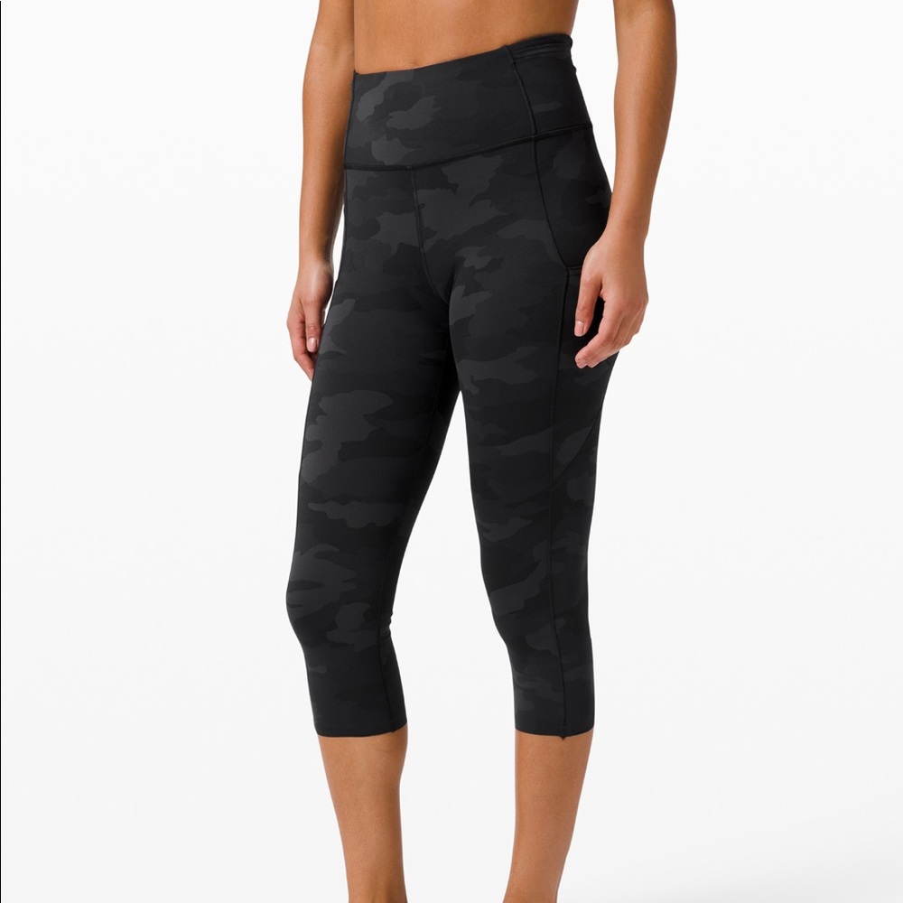 lululemon Fast & Free Crop II 19” Non-Reflective